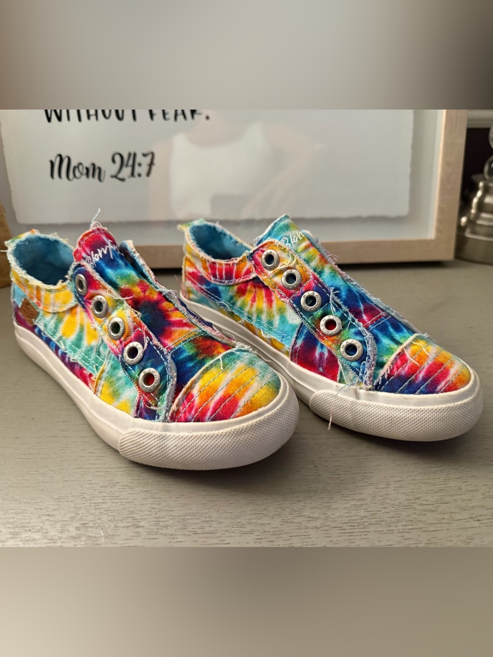 Blowfish Malibu Kids Rainbow Tie Dye Sneakers